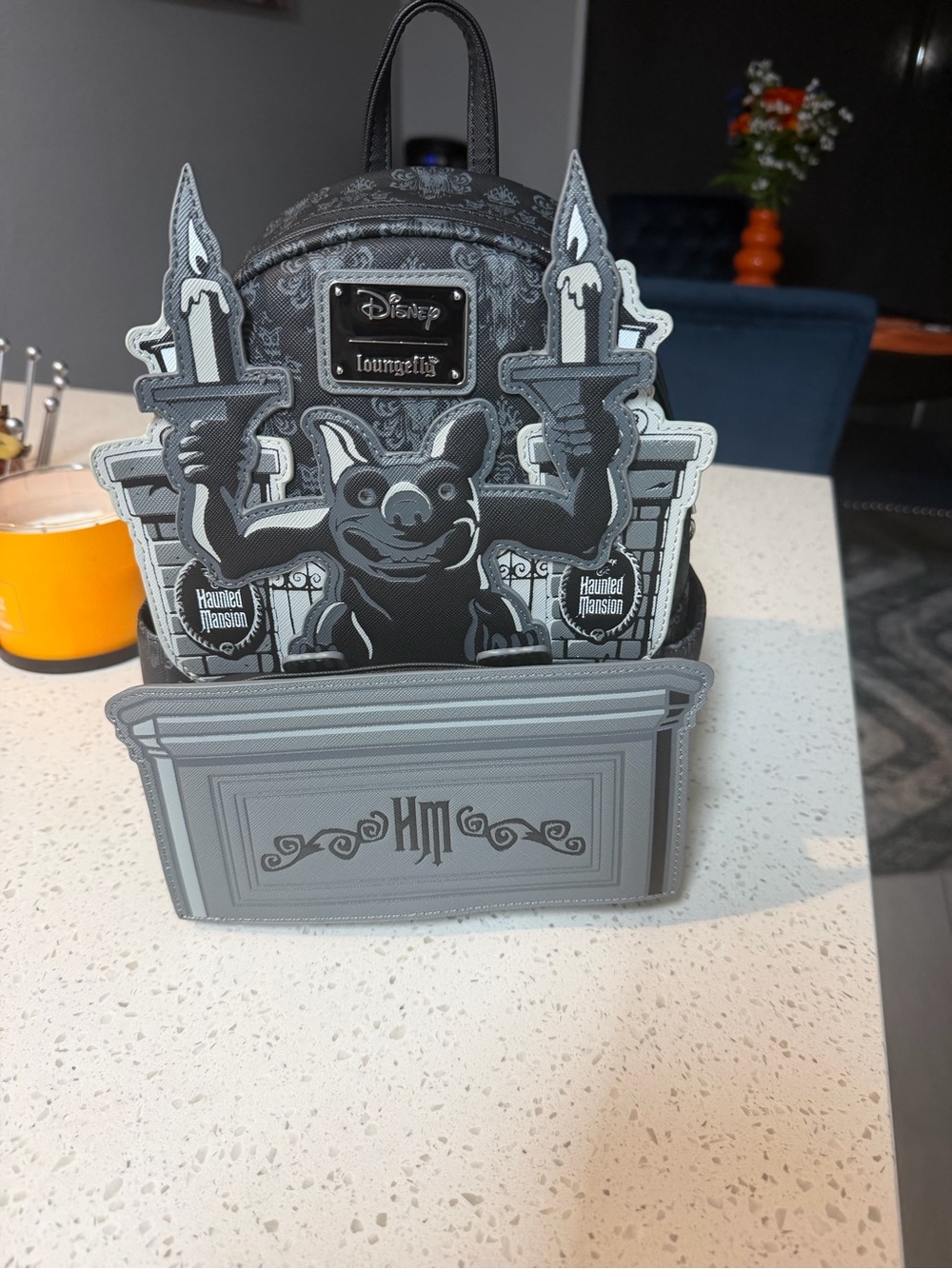 Loungefly Black Gray Haunted Mansion Tag Set